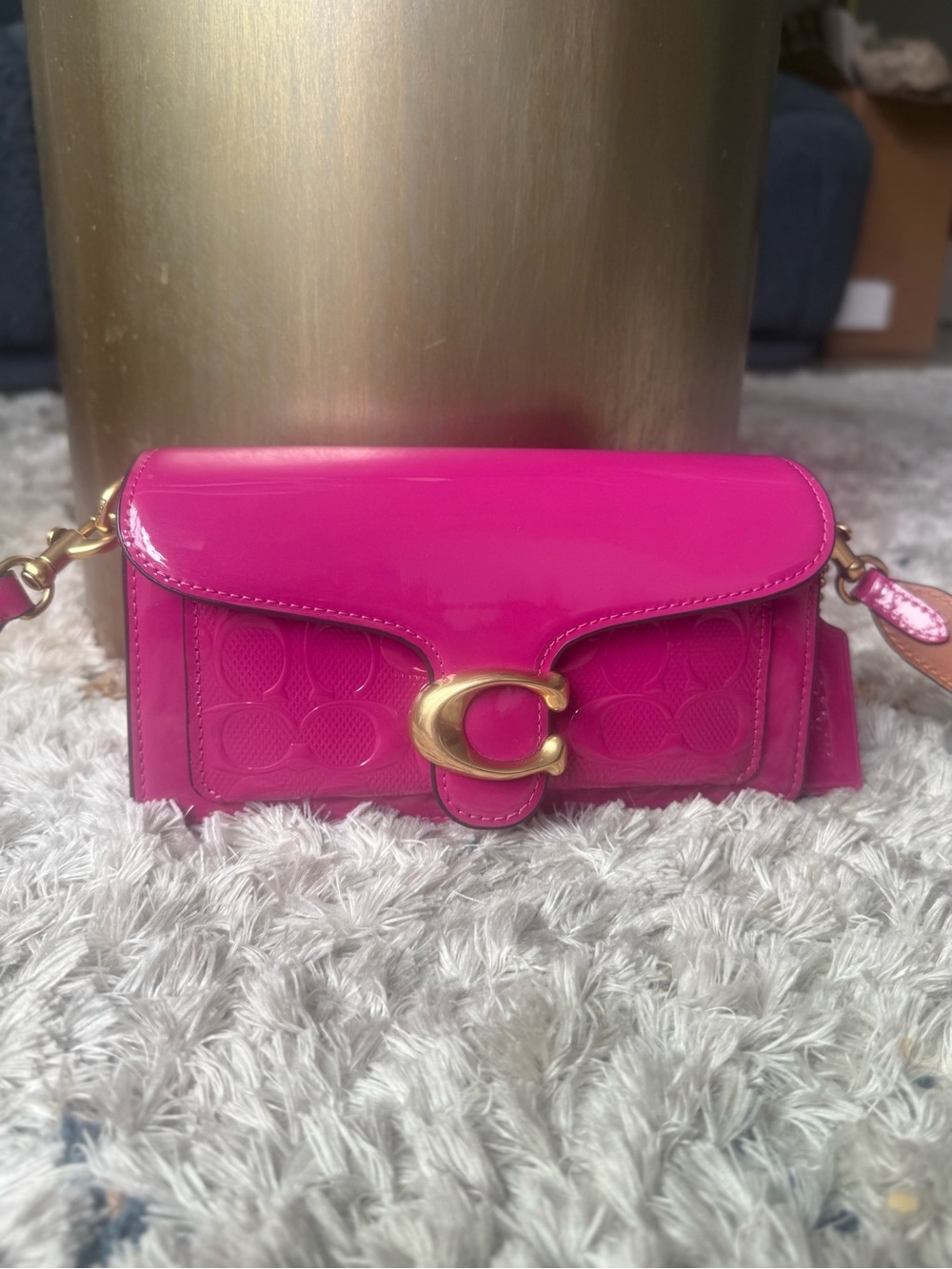 COACH 2022 PINK MINI TABBY 20